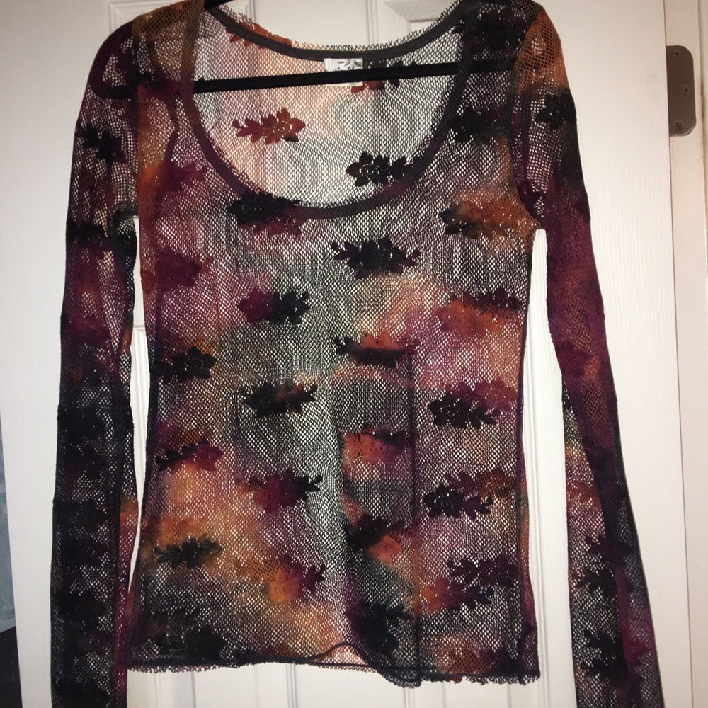 Free People sheer blouse